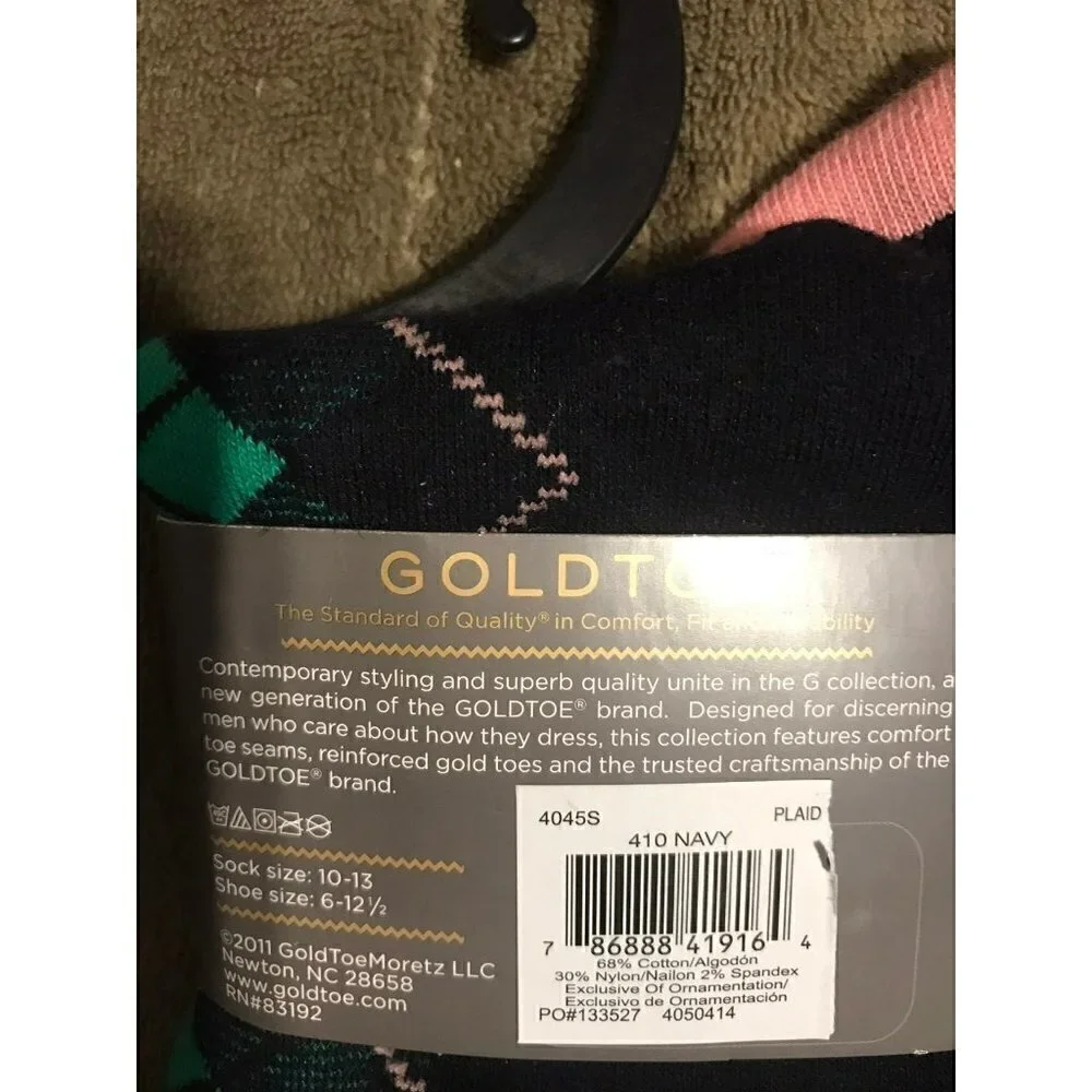 GOLDTOE men's dress socks